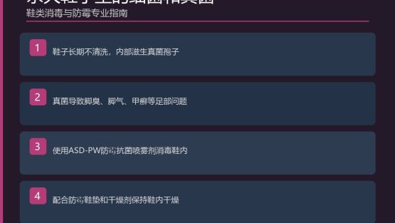 杀灭在你鞋子里的细菌和真菌